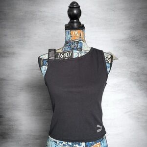 Puma Women's Sleek Black Tank Top